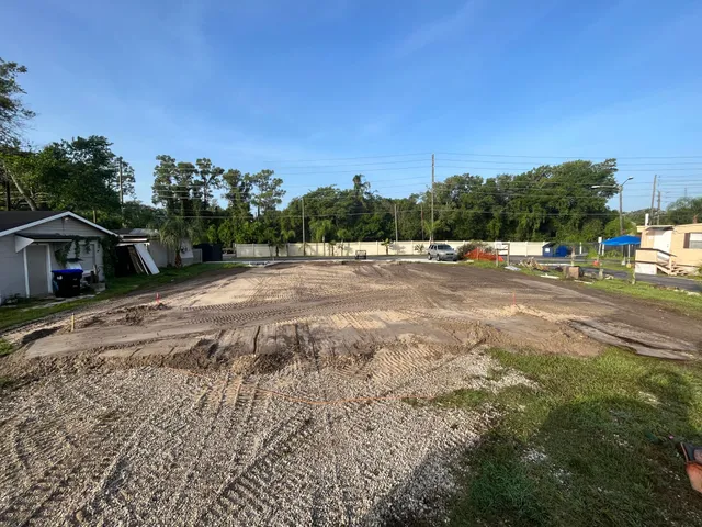 Land clearing site preparation