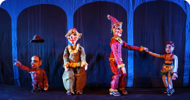 Puppet Show at Bharatiya Lok Kala Mandal Govind Theatre