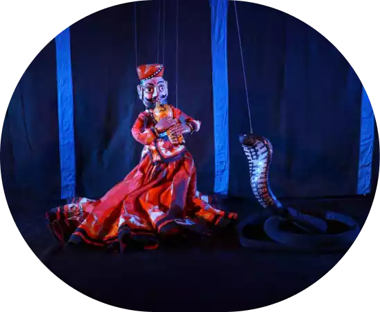 Bharatiya Lok Kala Mandal Puppet Performance