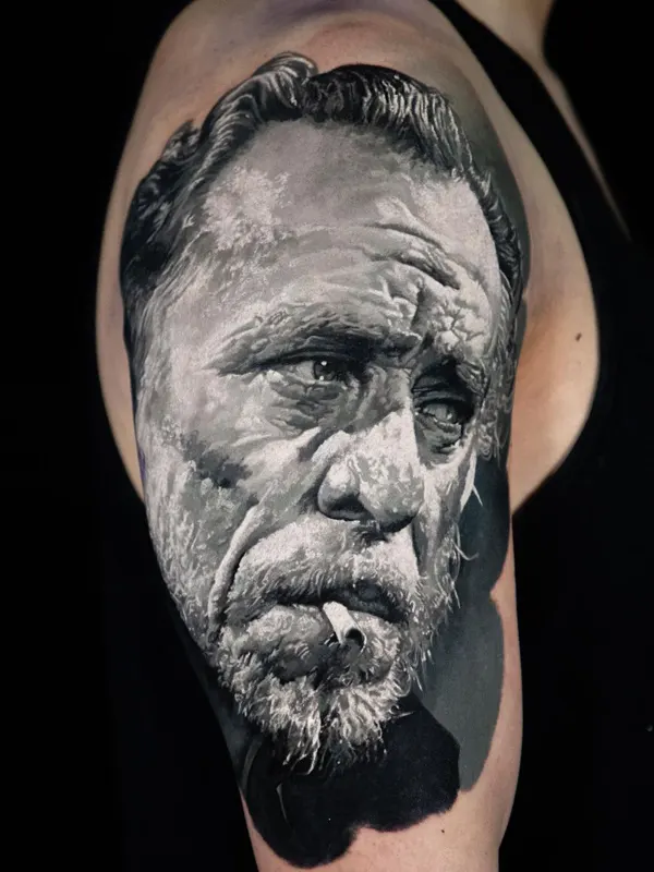 Portrait realism tattoo