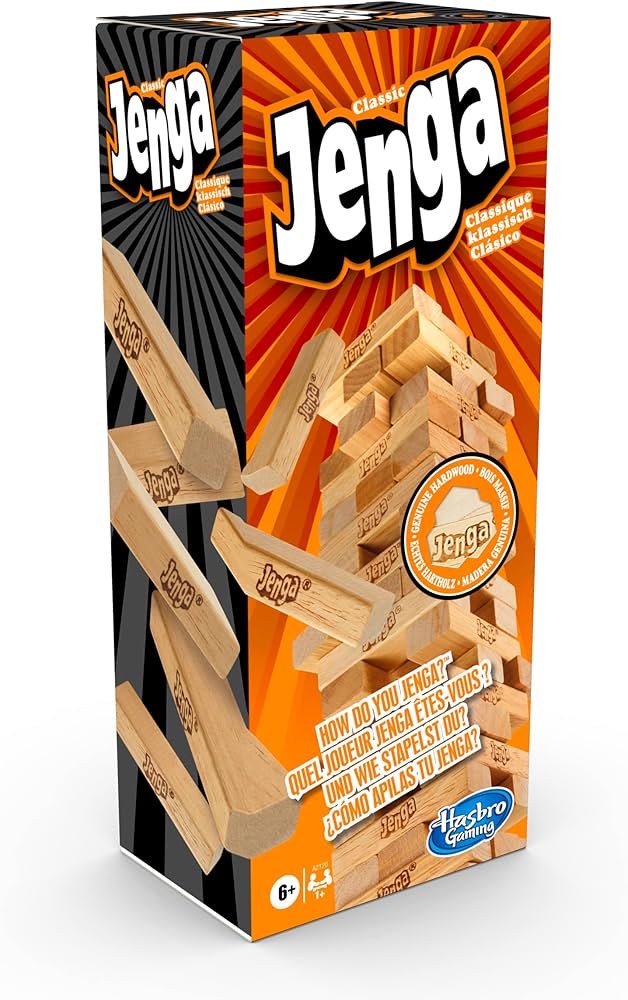 Hasbro Jenga Classic Hardwood Game