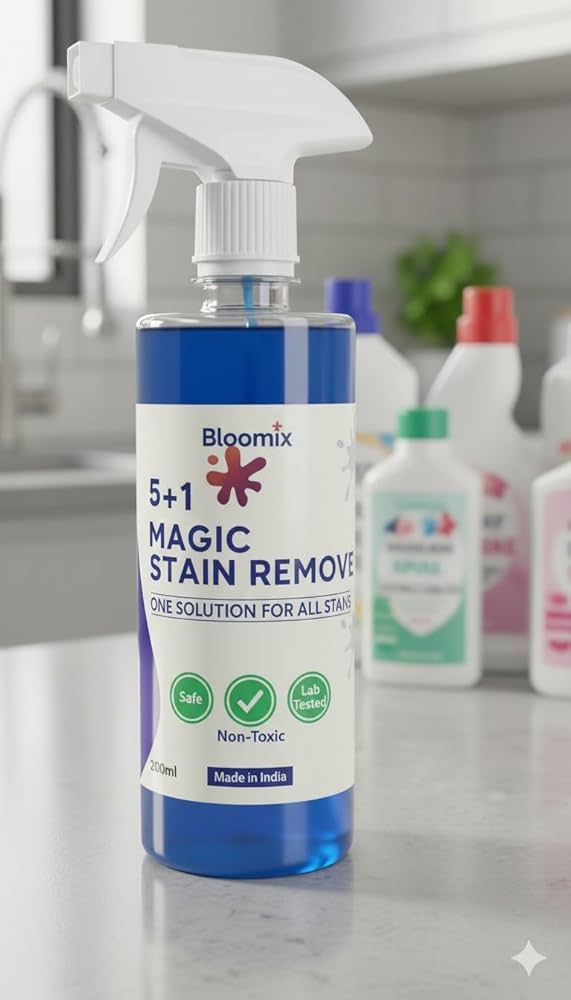 Magic stain remover spray bottle for all surfaces
