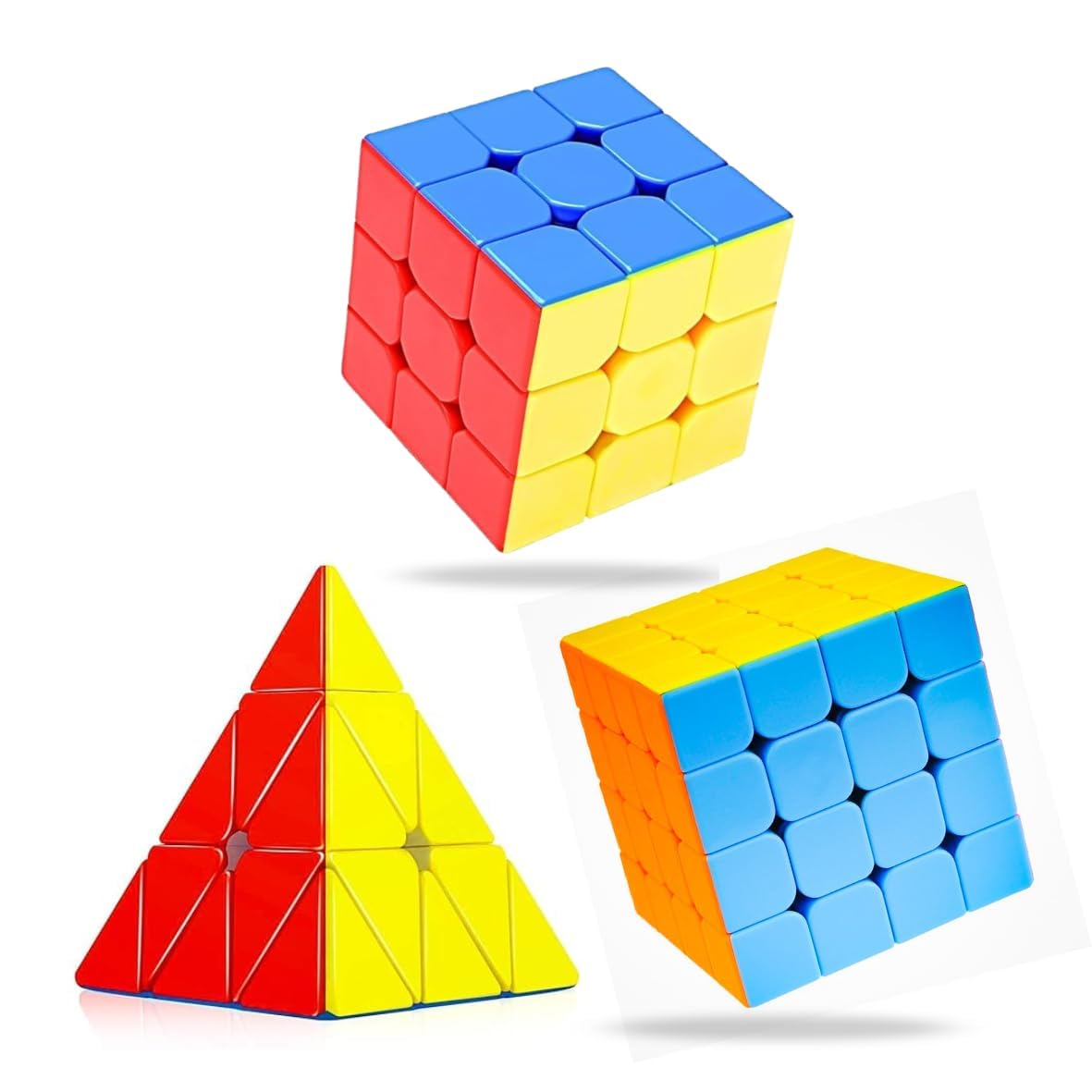 MoYu Speed Cube Set 3x3 Pyramid Stickerless