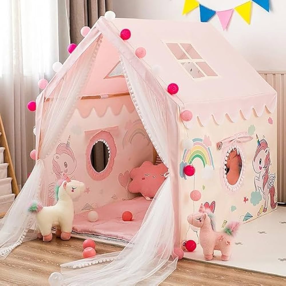 Portable Pop-Up Kids Play Tent with 100 Balls