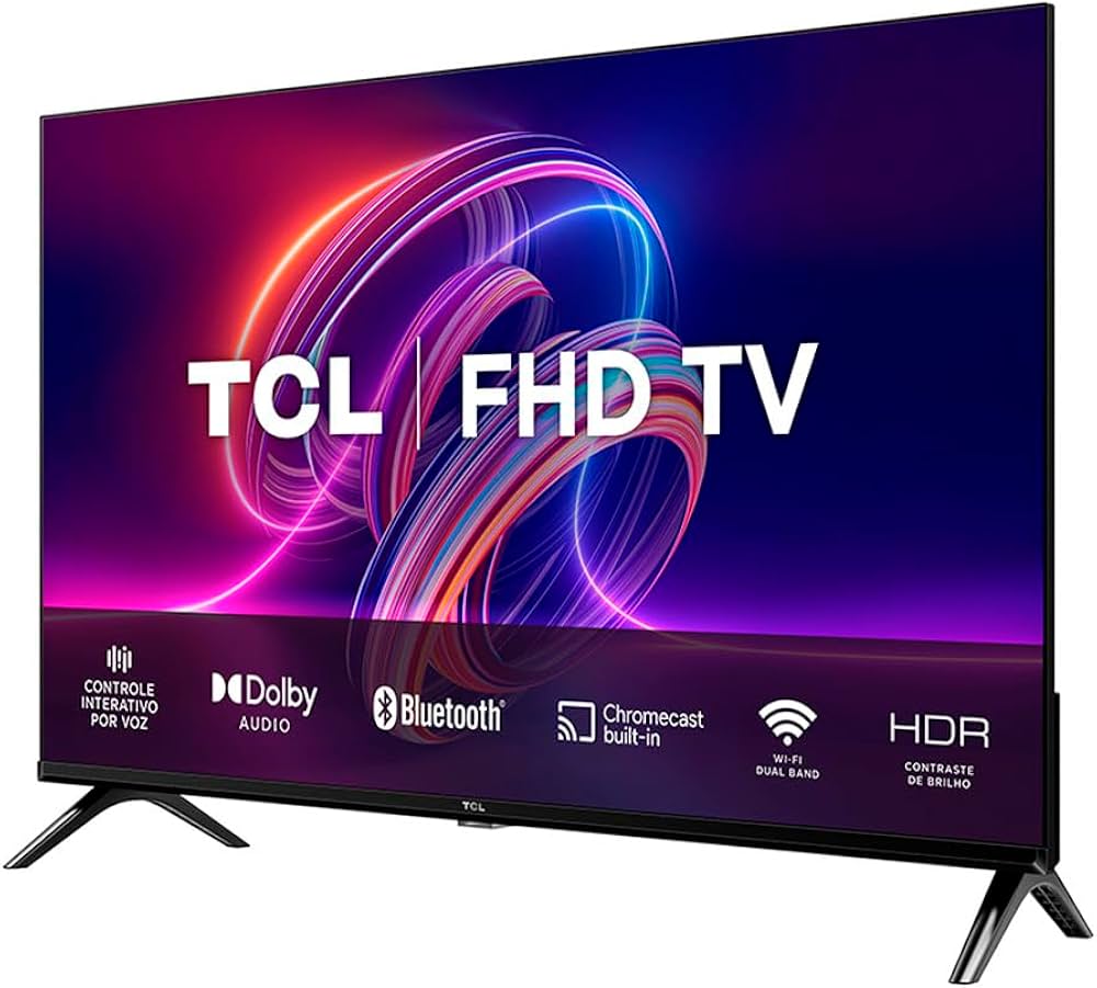 Smart TV TCL 40 polegadas QLED com tecnologia Dolby Audio e Android TV