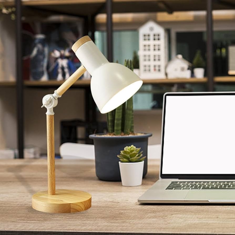 木质护眼台灯