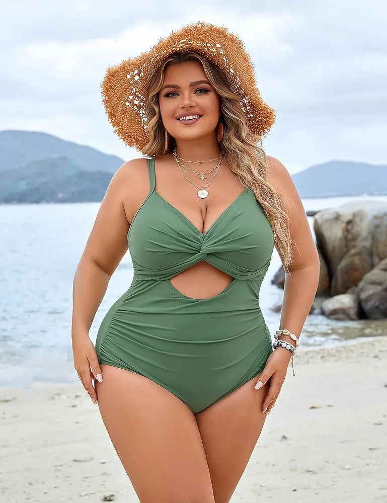 Plus size swimsuit collection