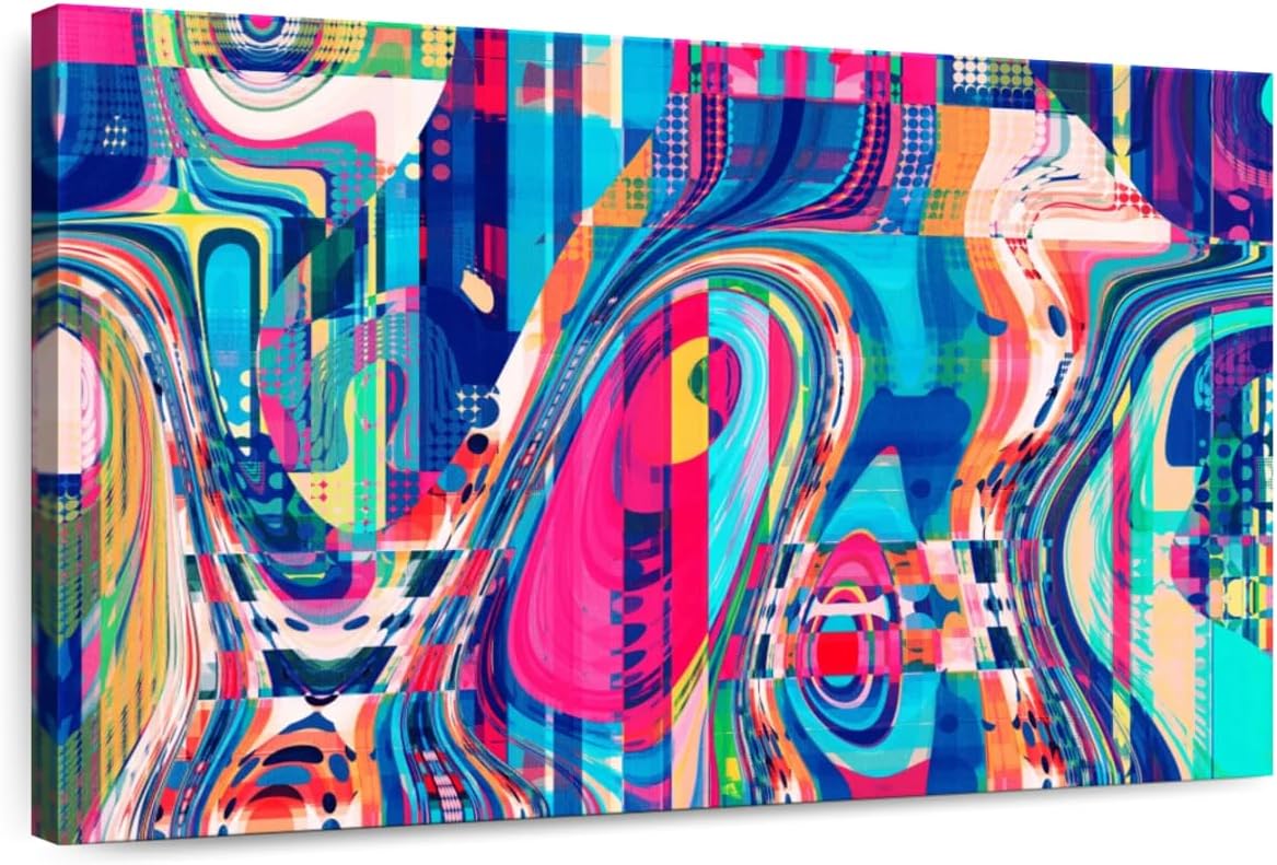 Abstract digital art collage representing creative work