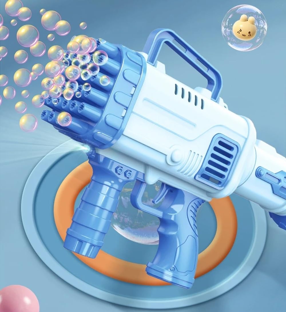 Toy Cloud 8-Hole Automatic Bubble Maker with Solution