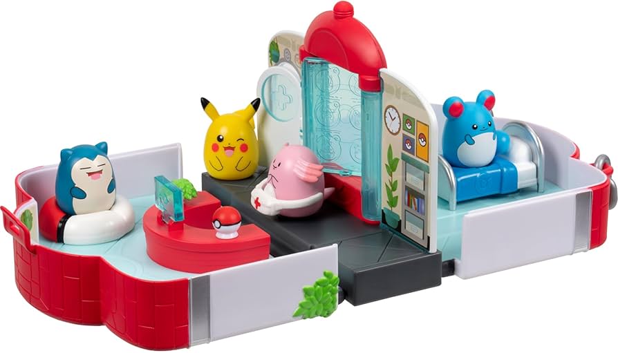 Jazwares Squish-A-Longs Pokémon Center Playset