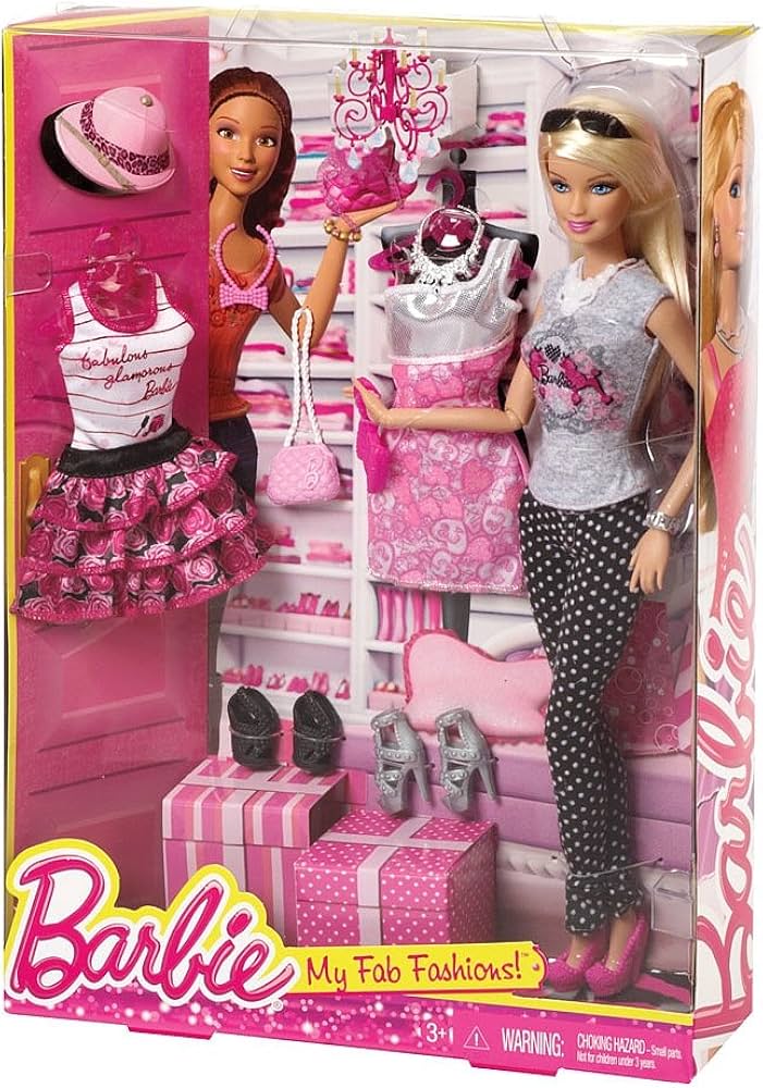Barbie Doll Fashion Playset with Extra Fashions