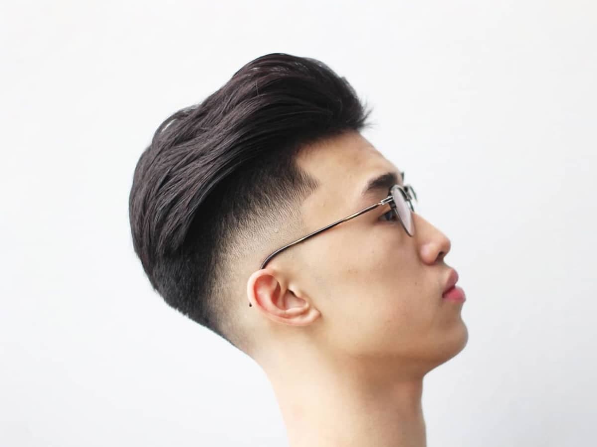 Textured crop fade haircut