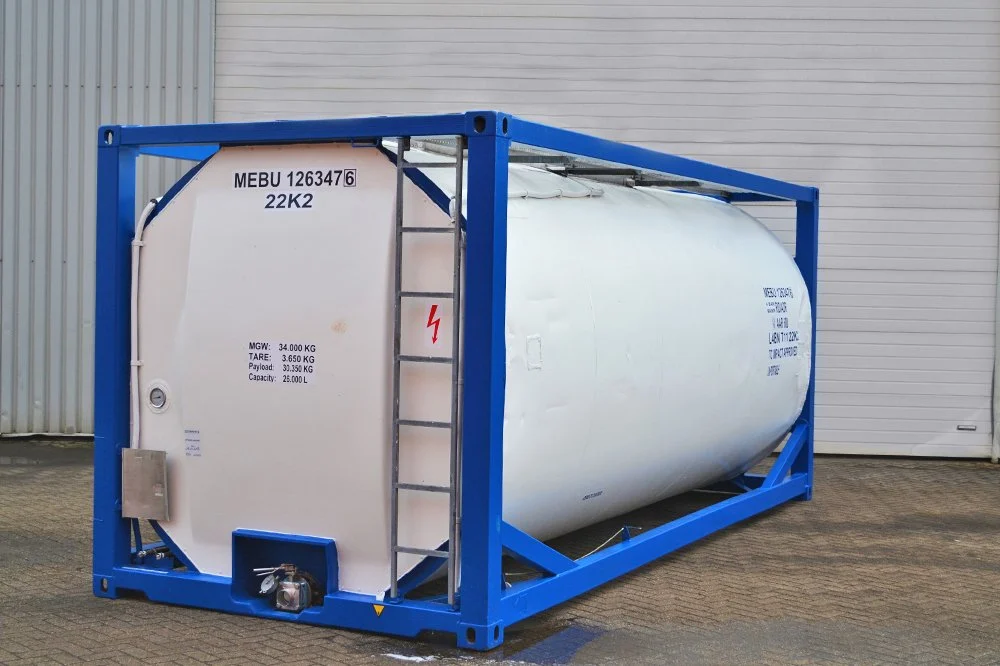 ISO tank container for chemical import to India