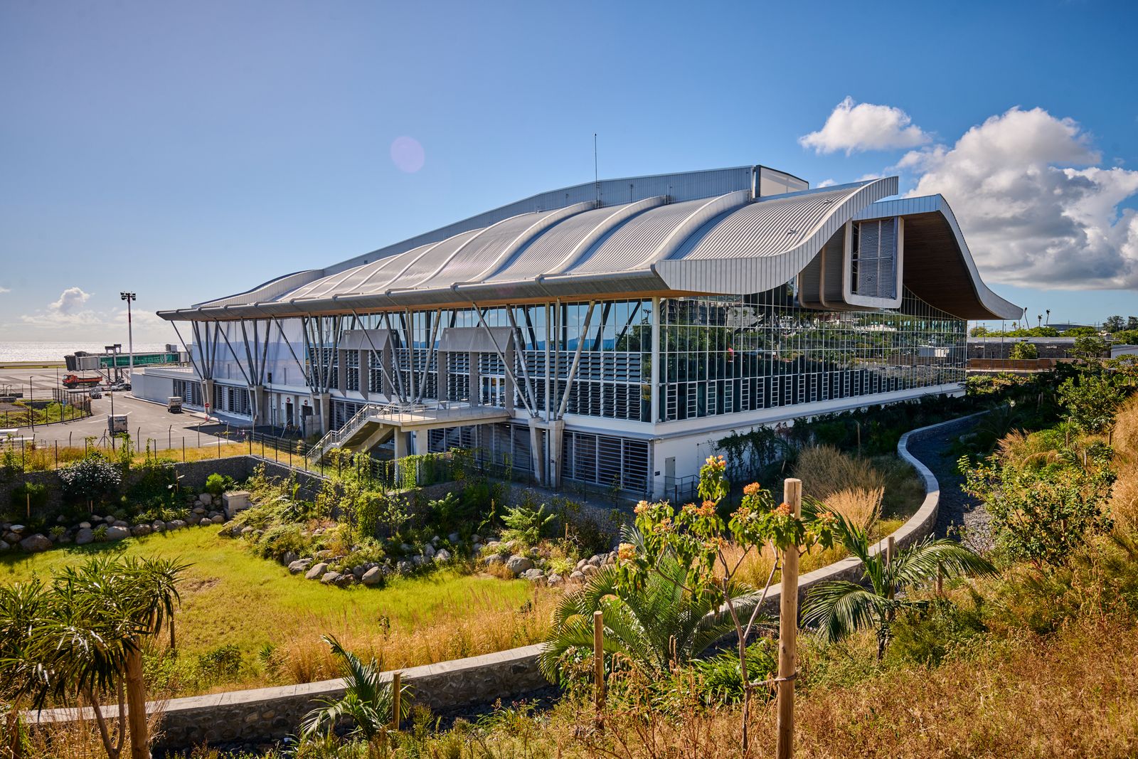 Modern airport terminal architecture