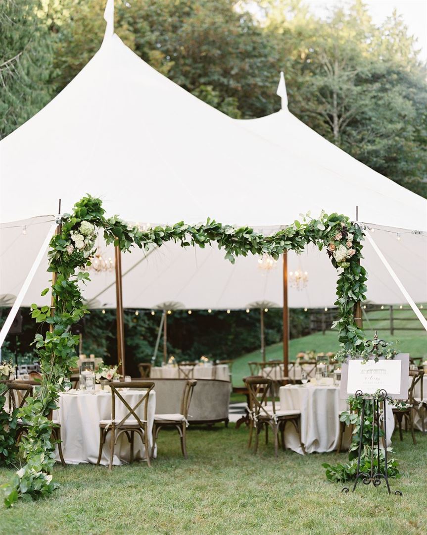 Harrads Farm House Milton Ontario outdoor wedding tent estate