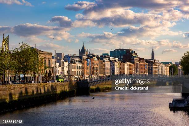 Dublin River Liffey Ha'penny Bridge