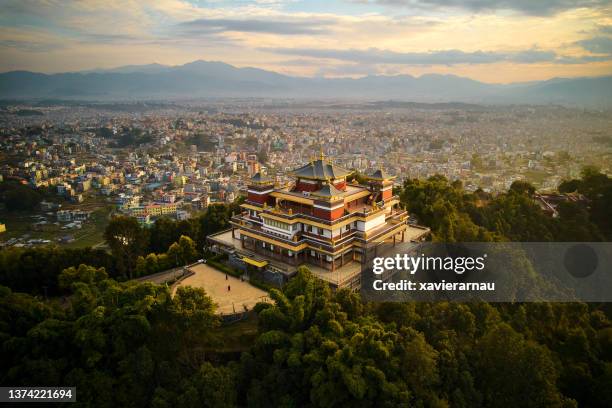 Kathmandu Cityscape with Temple