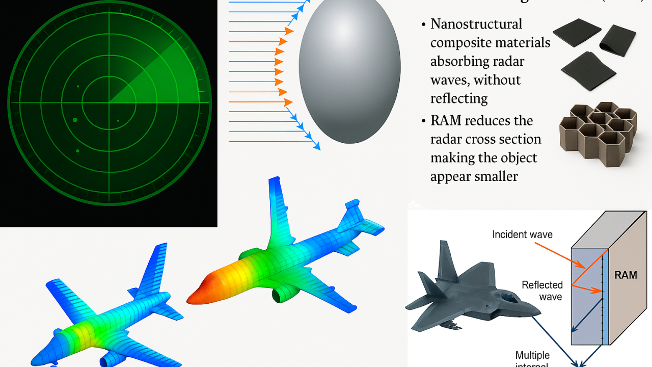 Radar cross section simulation of geometric shapes