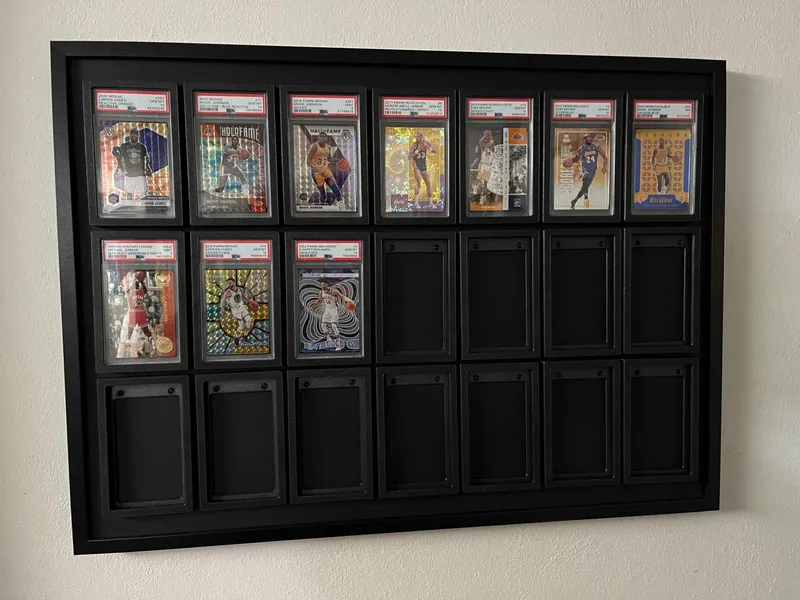 PSA graded TCG spots cards wall holder and display frame by romcoromcoromco  | Download free STL model | Printables.com