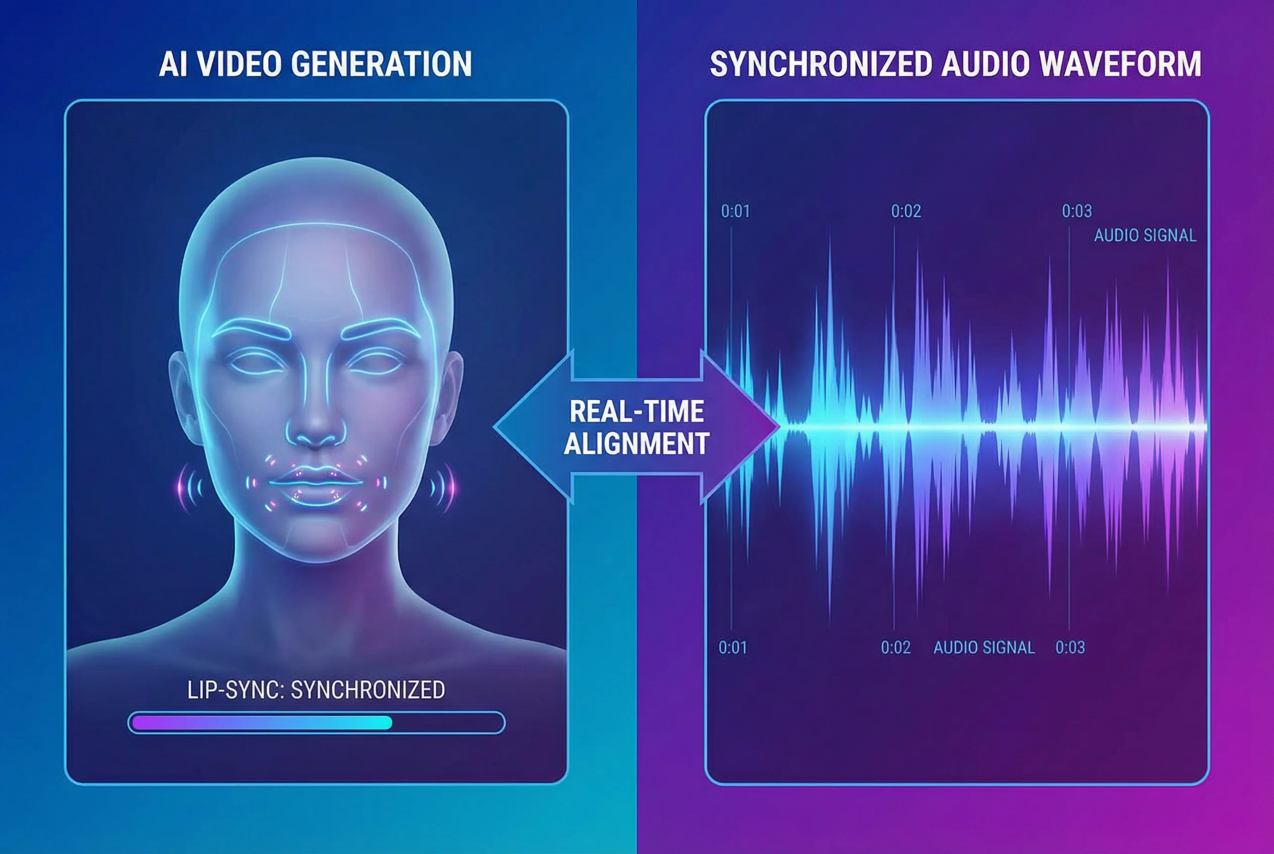 AI video generation with synchronized audio