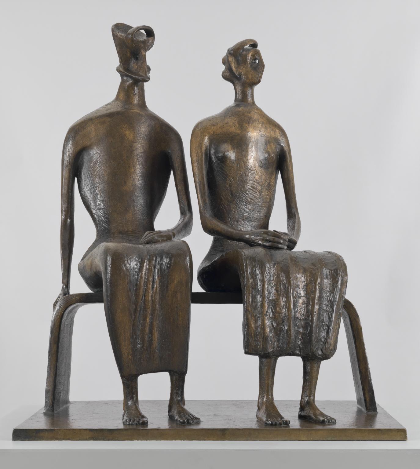 Henry Moore King and Queen sculpture