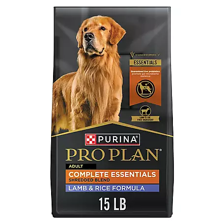 Purina Pro Plan High Protein Dog Food, Shredded Blend Beef & Rice Formula, 35-lb Bag
