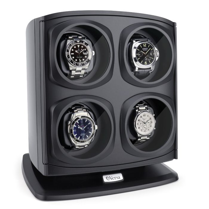Versa Automatic Quad Watch Winder Black