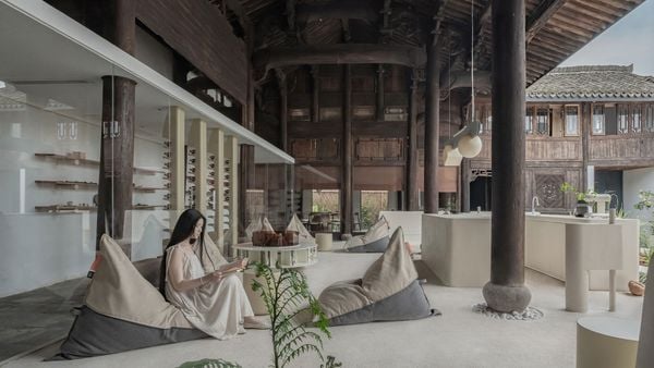 Arquitectura tradicional china moderna - fusión de pasado y presente