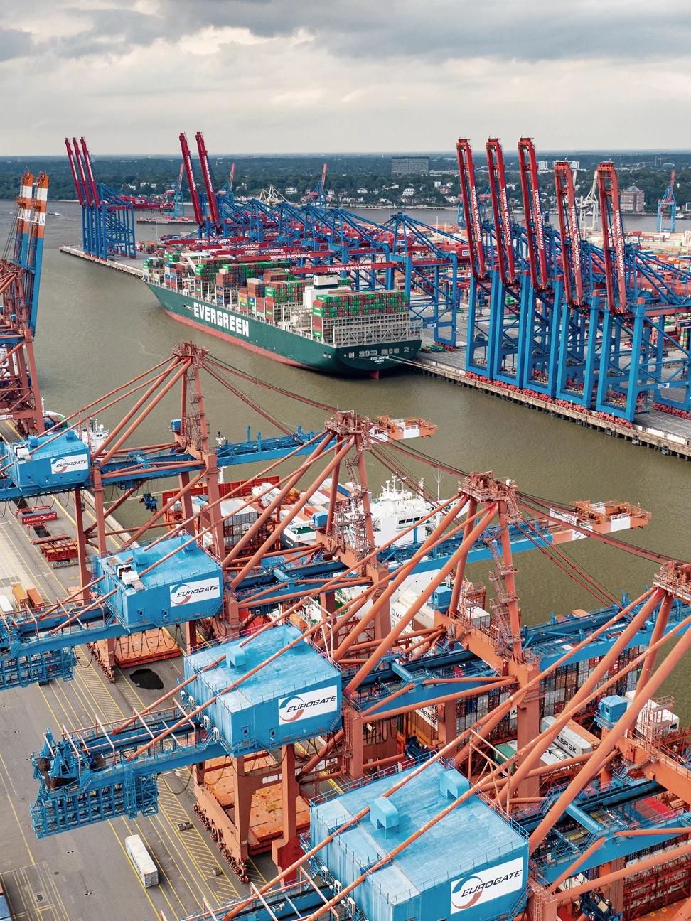 Port of Hamburg container terminal
