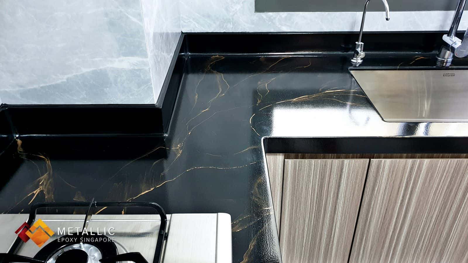 Luxury Kitchen Epoxy Floor