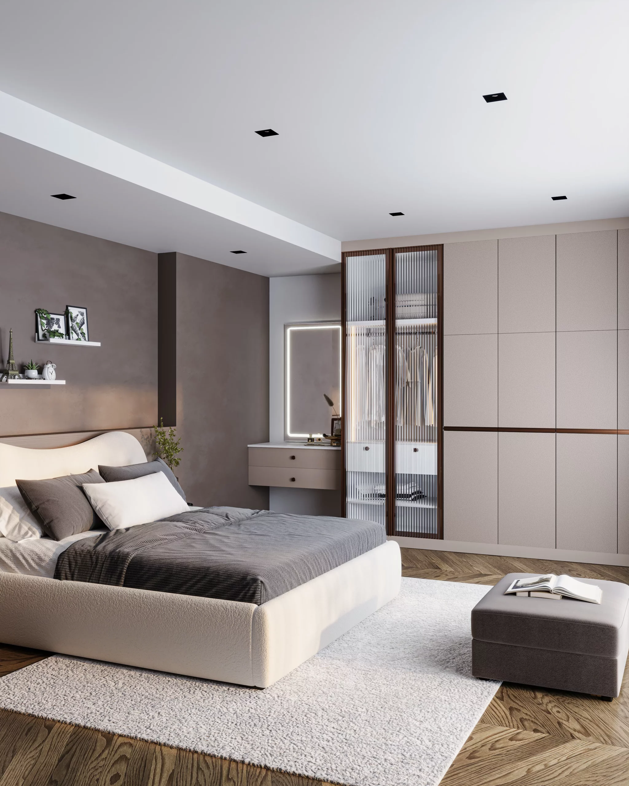 Sypialnia minimalistyczna