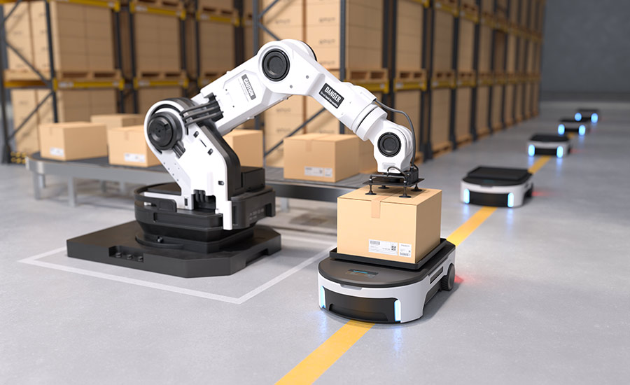 Semiautonomous Warehouse Robot