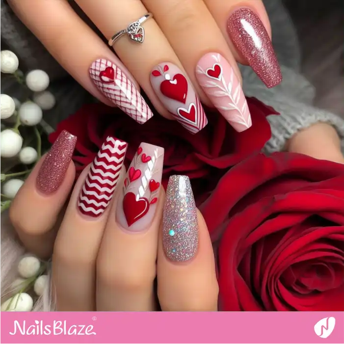 Mixed Pattern Valentine