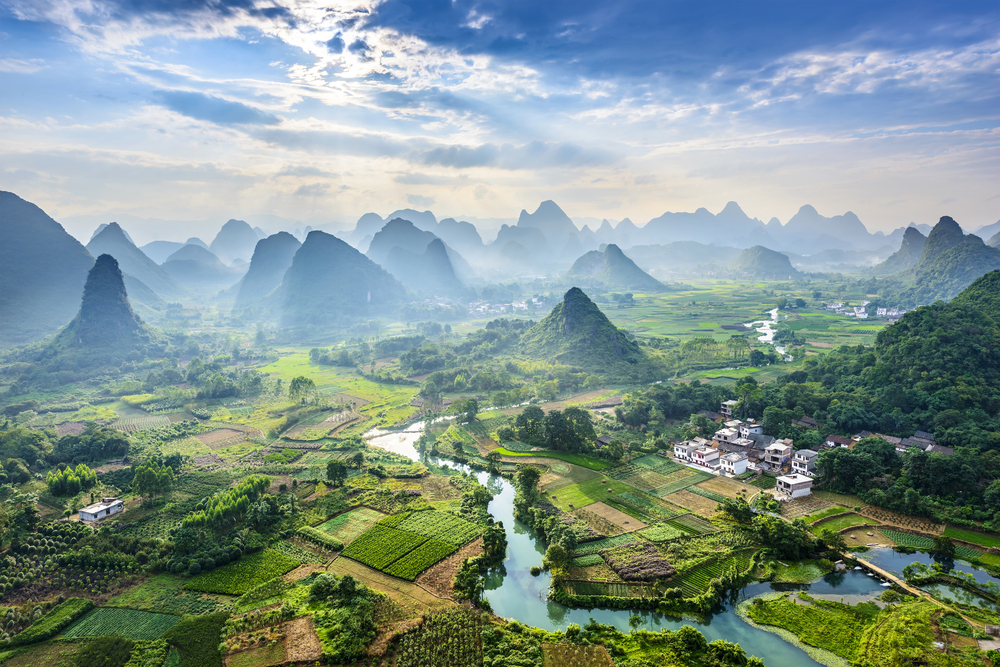 Guilin Li River Karst Landscape