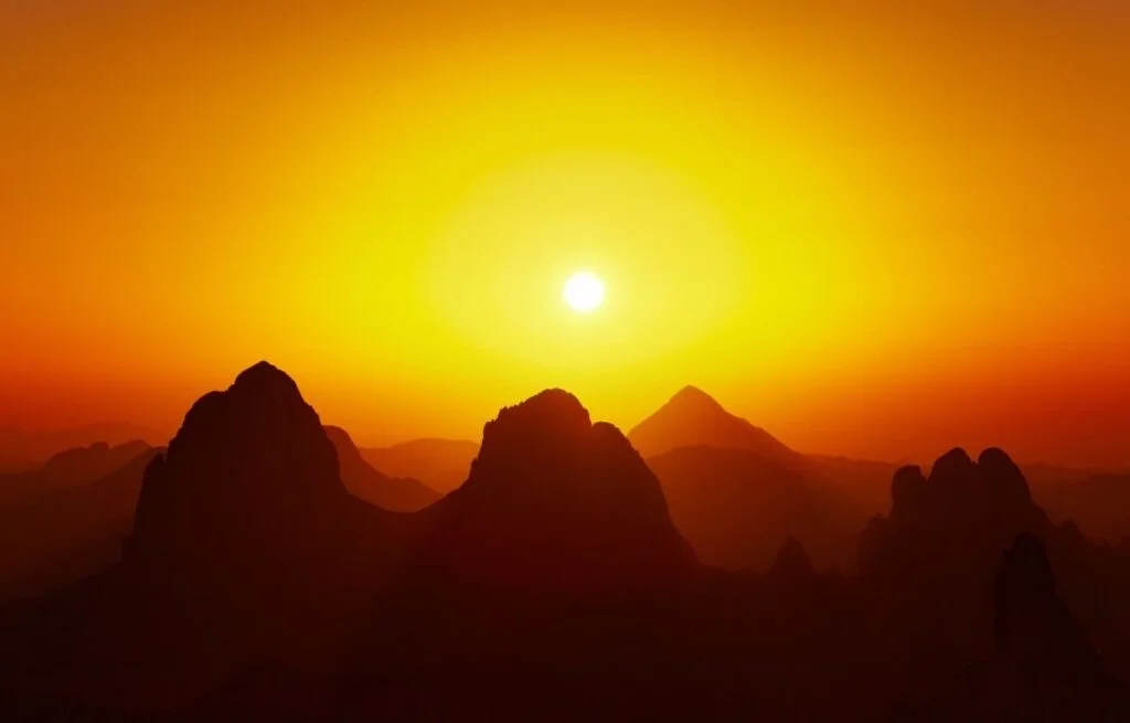 Sahara sunset