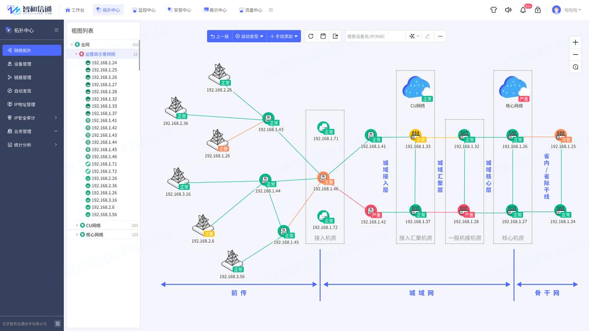 专业商务人士网络连接抽象可视化