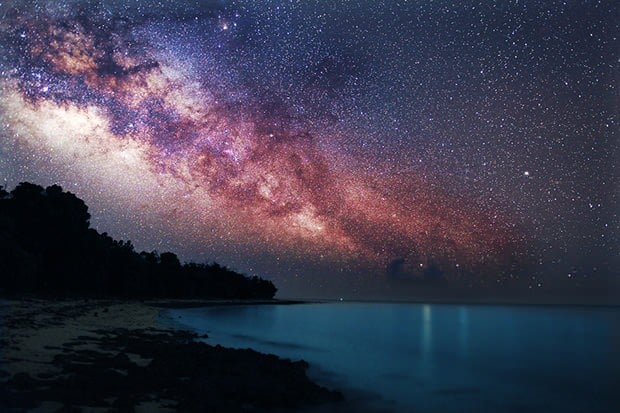 Milky Way from Rodrigues east coast