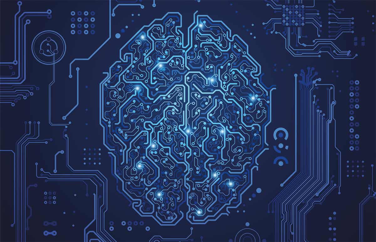 Abstract neuromorphic computing brain with neural connections
