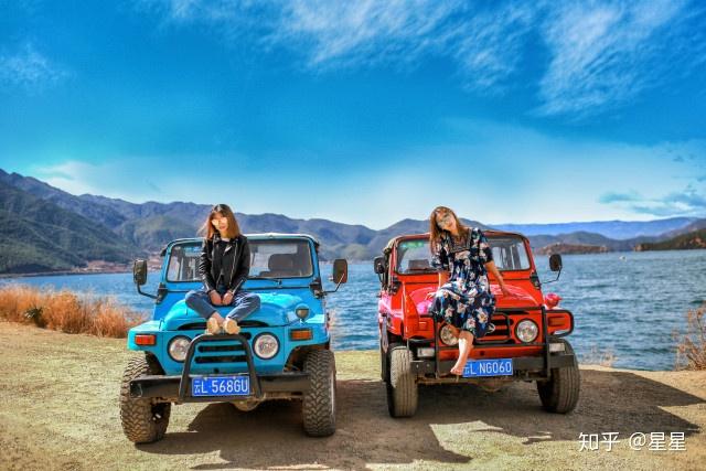 洱海吉普车旅拍现场