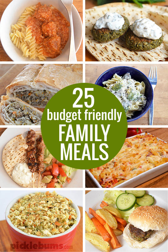 Budget Friendly Family Dinners - Picklebums