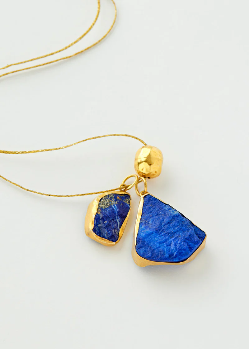 Lapis lazuli pendant from Badakhshan