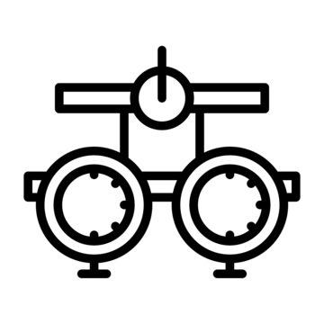 Minimalist optometry symbol