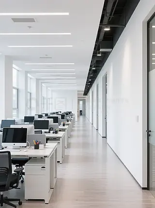 现代化办公室工作场景