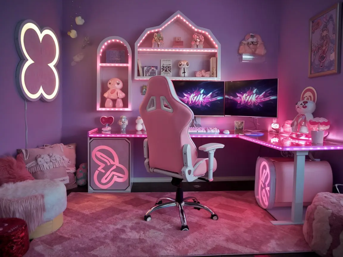 Purple Gaming Room