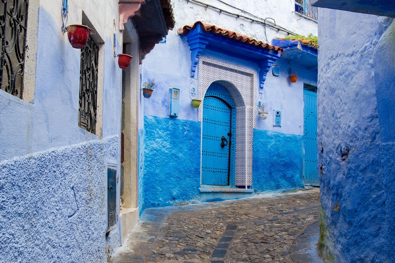 Ruelles bleues de la médina de Chefchaouen