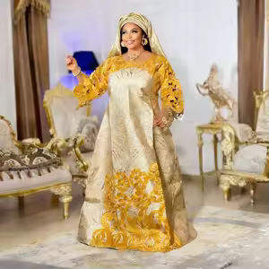 Bazin Brodé robe