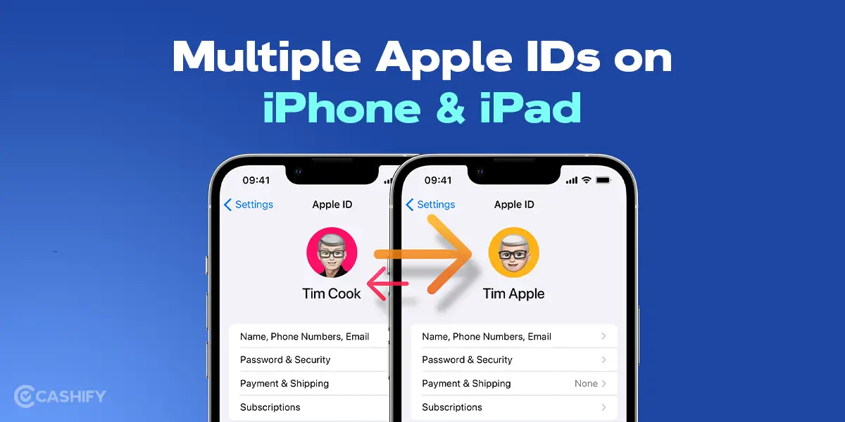 iPhone 显示多个 Apple ID 切换登录界面