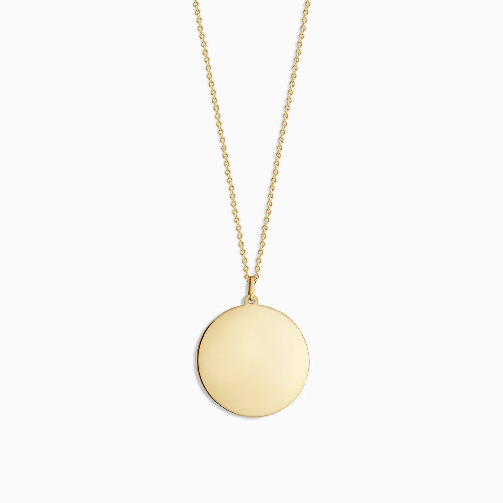 True Love Gold Heart Charm Necklace