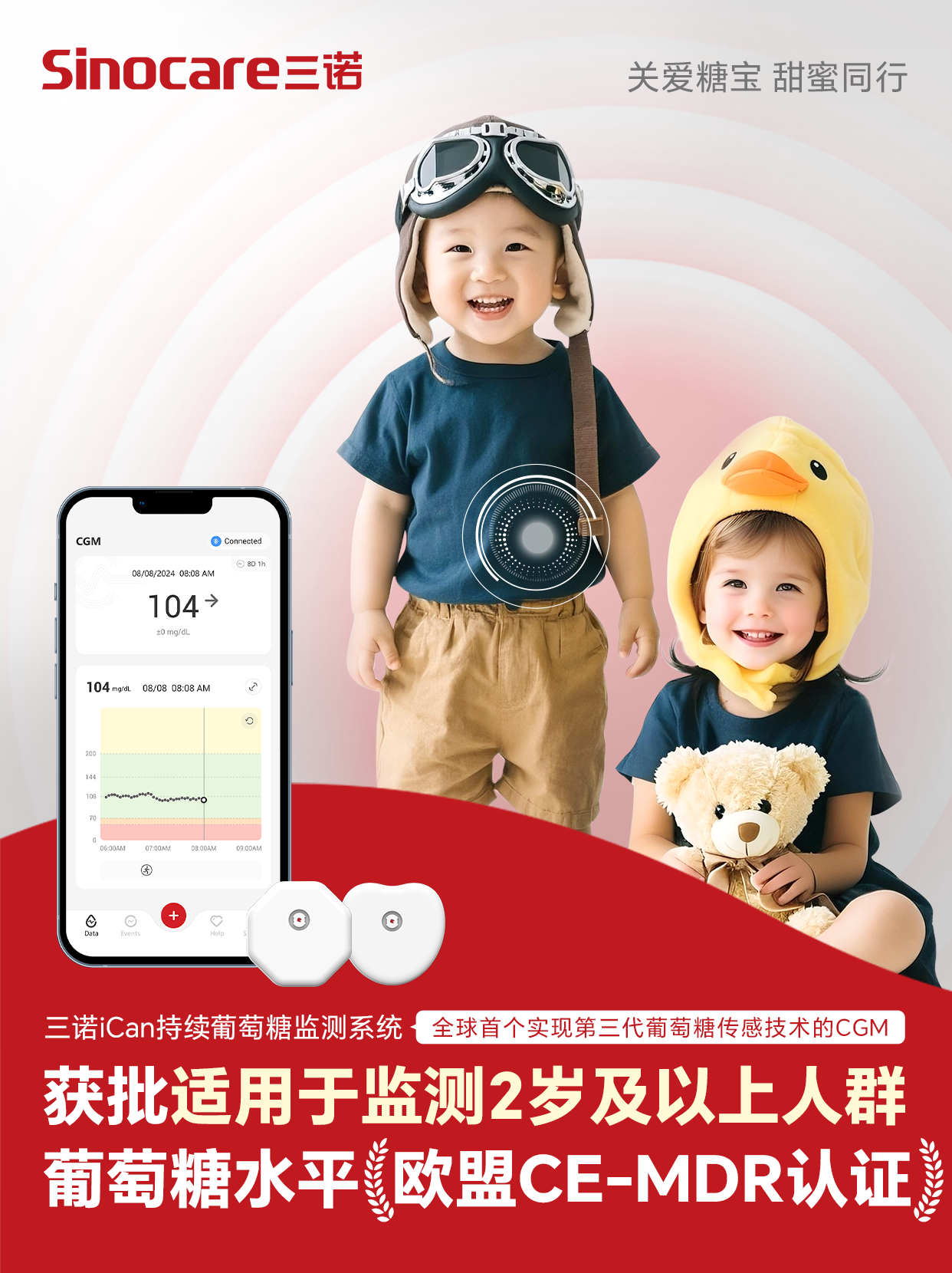 儿童使用连续血糖监测设备