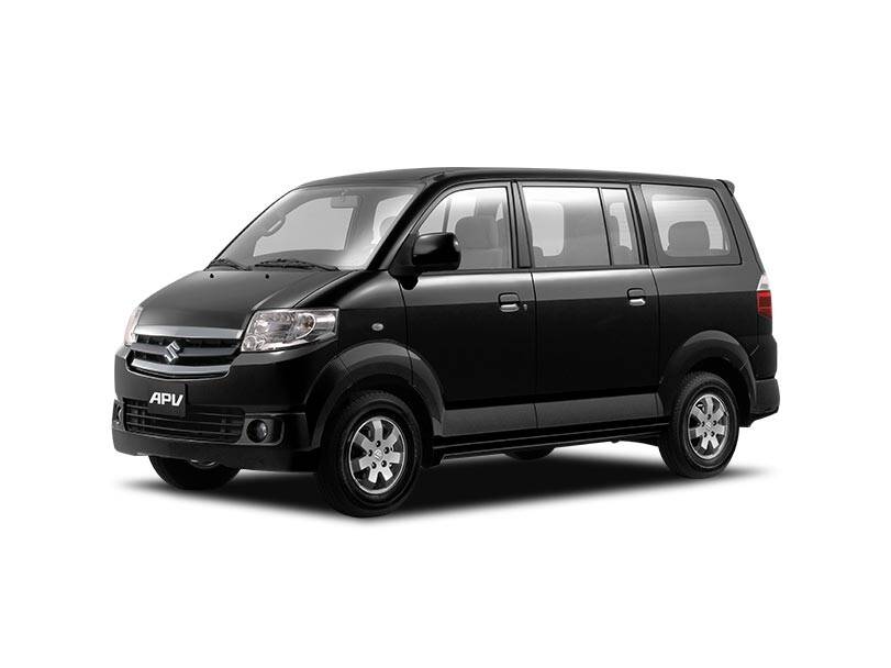 Suzuki APV black van rental for family trips and small groups Pakistan